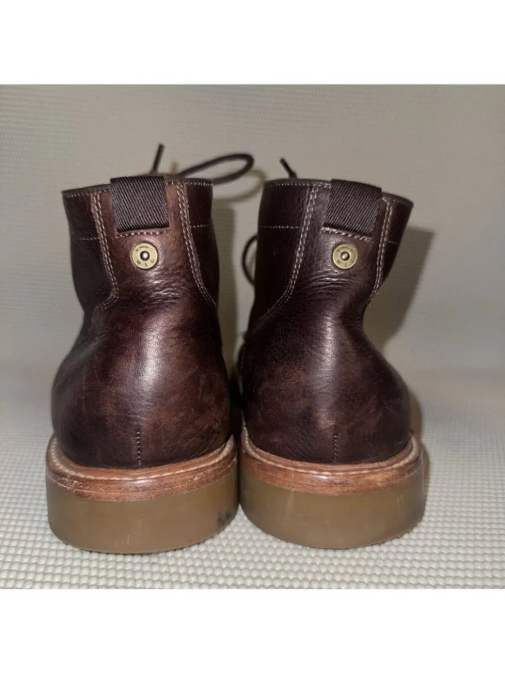 Warfield & Grand Fletch Brown Leather Dress Business Chukka Boots Mens Size 11.5